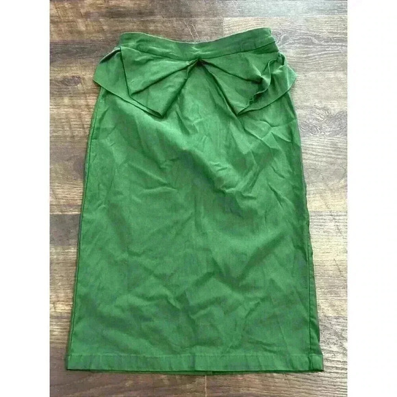 Grace Karin Pencil Skirt Hunter Green Stretch Size Small - Picture 1 of 7